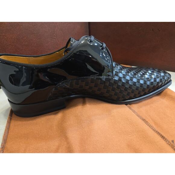 MEZLAN 8230 Sexto Black Woven Formal Shoes Size 12m Made In Spain main image 6
